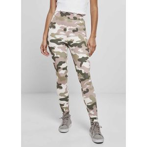 Leggings - Camouflage - Olijf - Polyester/Elasthaan