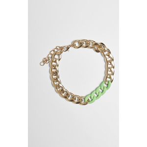 Urban Classics - Colored Basic Armband - L/XL - Geel/Groen
