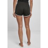 Urban Classics - Organic Interlock Retro Korte broek - Zwart/Wit