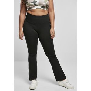Urban Classics - Organic Interlock Bootcut Legging - Zwart