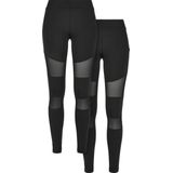 Urban Classics - Legging - Zwart - Elastisch - Sportieve Stijl