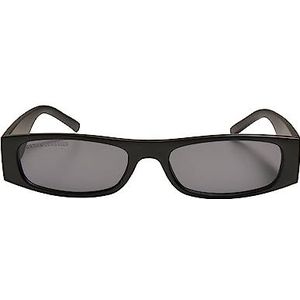 Urban Classics Uniseks zonnebril voor mannen en vrouwen, zonnebril Teressa zonnebril, zwart, eenheidsmaat, zwart, One Size