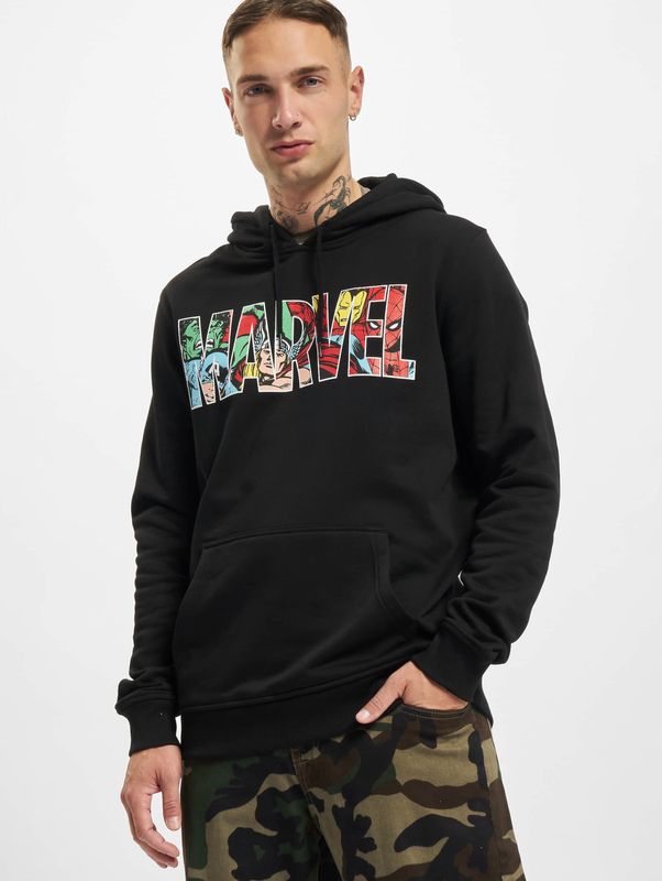 Mc Clothes - Merchcode - Hoodie - Zwart - Geborstelde Fleece - 250 g/m²