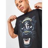 Mister Tee - Kindness No Weakness Oversize Heren T-shirt - Zwart
