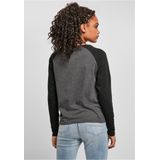Urban Classics - Contrast Raglan Longsleeve top - Grijs Zwart