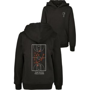Mister Tee - Team Tactics Kinder hoodie trui - Kids 110 - Zwart