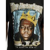 Mister Tee - Biggie Crown Oversize Heren T-shirt - Zwart