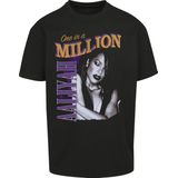 Mister Tee - Aaliyah One In A Million Oversize Heren T-shirt - Zwart