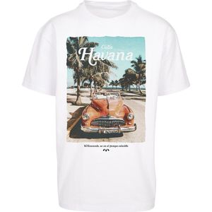 Mister Tee - Havana Vibe Oversize Heren T-shirt - Wit