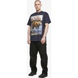 Mister Tee - Alaska Vintage Oversize Heren T-shirt - Blauw