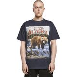 Mister Tee - Alaska Vintage Oversize Heren T-shirt - Blauw