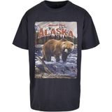 Mister Tee - Alaska Vintage Oversize Heren T-shirt - Blauw