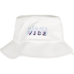 Urban Classics Bob Miami Vice Logo Cap Wit  Man