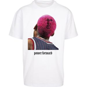 Mister Tee - Power Forward - T-shirt - Wit - 100% Katoen