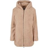 URBAN CLASSICS Sherpa Damesjas - Licht Taupe - Sherpa-imitatiebont