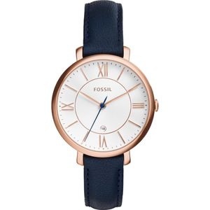 Fossil Gilmore horloge voor dames, Quartz uurwerk met drie handen en roestvrij stalen of leren band