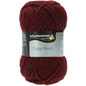 Schachenmayr Cosy Wool handbreigaren, 50 g, bordeaux