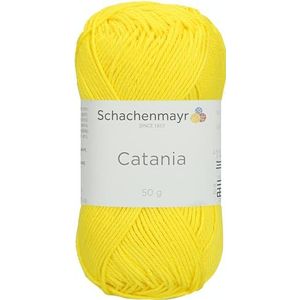 Schachenmayer Catania 100% Katoengaren kleur 442 Neon geel - 50 gram 125 meter