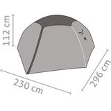 SALEWA LATITUDE II TENT, CACTUS/Grey, UNI