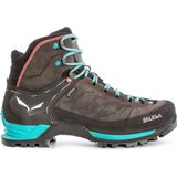 salewa mountain trainer mid gore tex dameswandelschoenen bruin  blauw