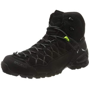 Salewa Heren MS Alp Trainer Mid Gore-TEX Wandelschoenen, Black/Black, 46 EU