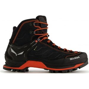 salewa mtn trainer mid gtx hiking shoes grey  orange