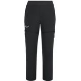 Salewa - Kid's Agner DST 2/1 Pant - Trekkingbroek - Zwart - Stretch - Zip-Off