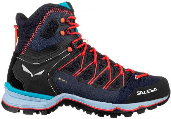 dames wandelschoenen salewa mtn trainer lite mid gtx blue