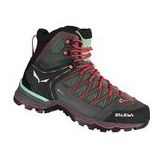 Wandelschoen Salewa Women Mountain Trainer Lite Mid Gore-Tex Feld Green Fluo Coral-Schoenmaat 40