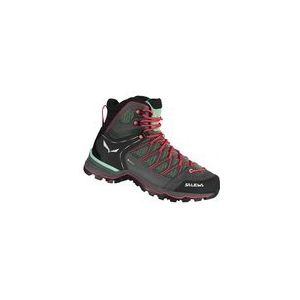 Salewa Dames WS Mountain Trainer Lite Mid Gore-TEX Wandelschoenen, Feld Green/Fluo Coral, 40 EU