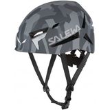 Salewa Unisex – Vega Helm voor volwassenen, Grey Camo, L/XL