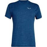 Salewa - Puez Melange Dry M S/S Tee - T-Shirt - Dark Denim Melange - Polyester