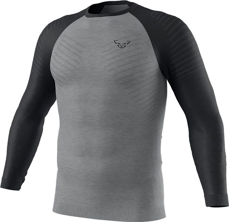 Dynafit - Tour Light Merino L/S Tee - Merino-ondergoed - Grijs