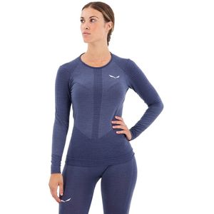 Salewa Zebru Responsive Lange Mouwen Basislaag Blauw XS Vrouw