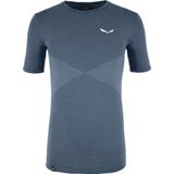 Salewa Zebru Responsive Korte Mouwen T-shirt Blauw S Man
