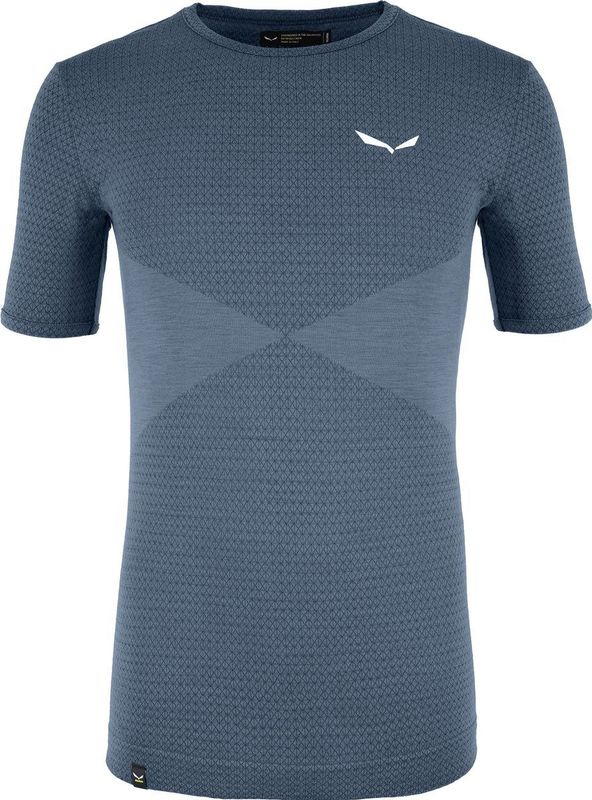 Salewa Zebru Responsive Korte Mouwen T-shirt Blauw S Man