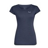 Salewa Puez Melange Dryton T-shirt Met Korte Mouwen Blauw XS Vrouw