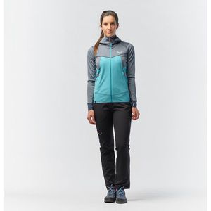 Salewa Puez Hybrid Polarlite Fleece Met Kap Blauw Vrouw