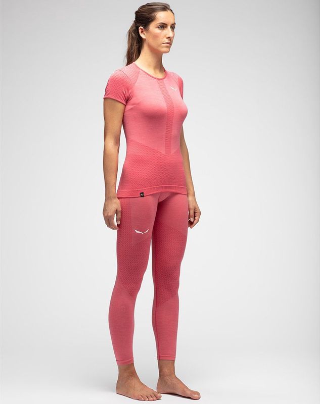 Salewa - Zebru Responsive - Korte Mouwen Basislaag - Merino Wol