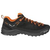 Salewa - Heren wandelschoenen - Ms Wildfire Leather Black/Fluo Orange voor Heren - Maat 11 UK - Zwart