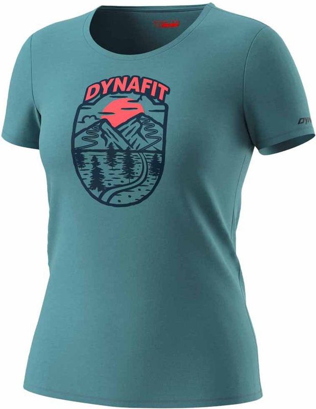 Dynafit Graphic Co T-shirt Met Korte Mouwen Blauw XS Vrouw