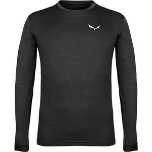 Salewa - Puez Melange Dryton T-shirt - Groen - Katoen - Lange Mouwen