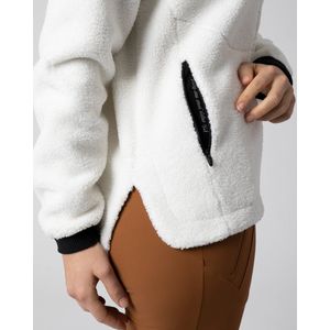 LaMunt - Sophia Cozy Thermal Hoodie - Fleece - Foggy White - Dames