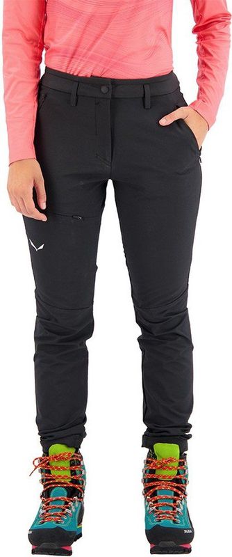 Salewa Womens Puez Dolomitic 2 DST Reg Pant Trekkingbroek (Dames |zwart)