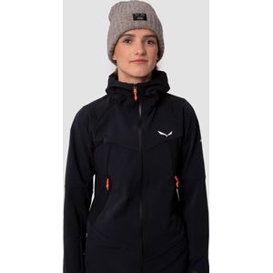 Salewa - Sella Durastretch Jas - Skitoer Softshell - Dames - Zwart - Ademend