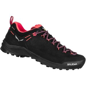 Salewa - Wildfire Leather Gore-Tex - Wandelschoen - Zwart Fluo Coral