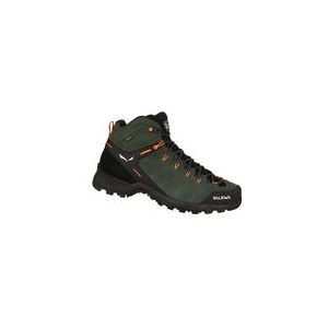 Salewa Alp Mate Mid WP schoenen voor heren, wandelschoenen, trekkingschoenen, Thyme Black, 42.5 EU