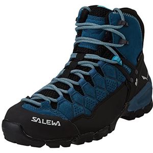 Salewa WS ALP Trainer MID GTX wandelschoenen voor dames, Mallard/Maui Blue, 40,5 EU, zwart, 40.5 EU