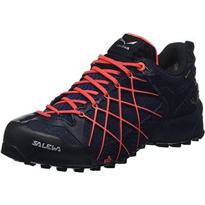 Salewa Ws Wildfire GTX Wandelschoenen voor dames, Navy Blazer Neon Coral