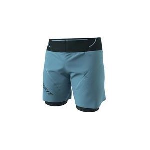 Dynafit - Ultra 2/1 Shorts - Sportbroek - Storm Blue - Slim Fit, Ademend, Met Mesh Binnenbroek